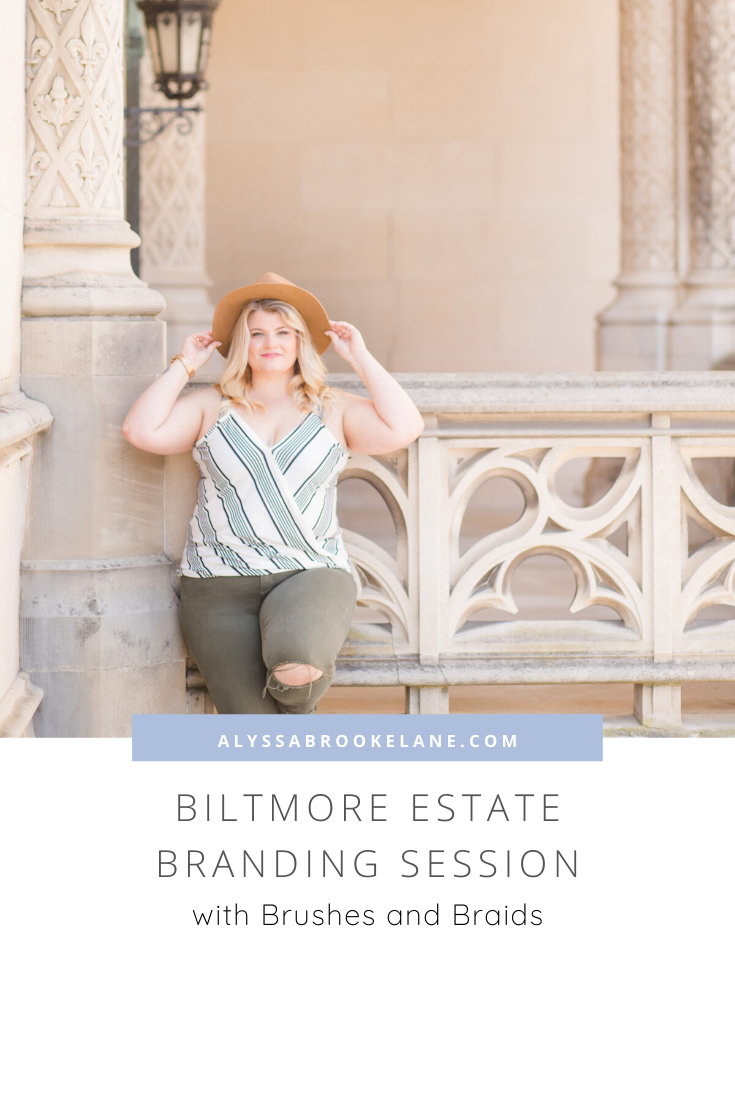 Biltmore Estate Branding Session with Tiffany Johnson of Brushes and Braids