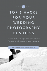 Wedding Photography Website and Branding Hacks
